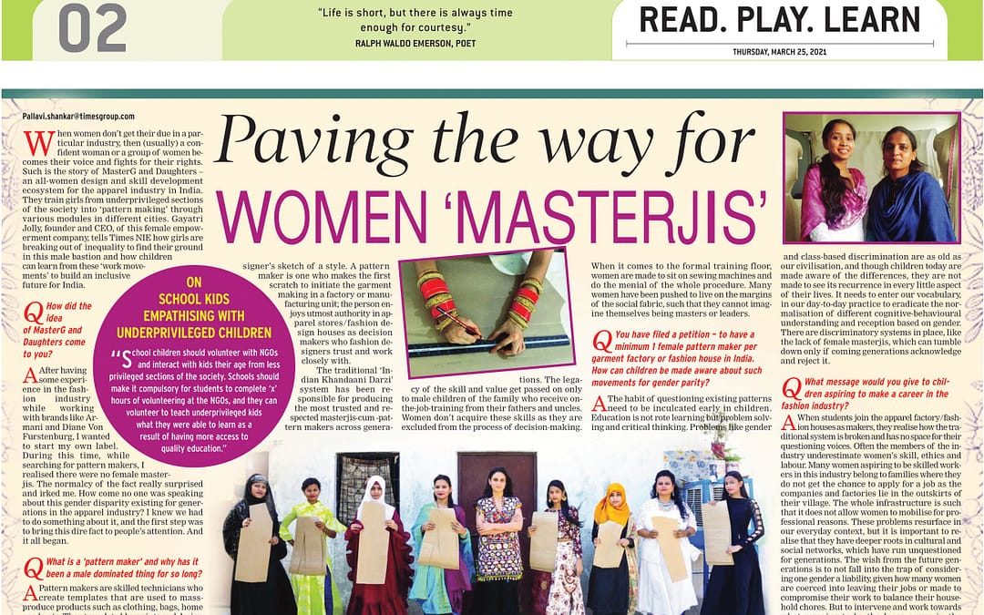 Paving the way for ‘Women Masterjis’
